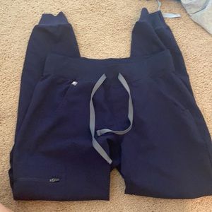 Figs navy blue joggers